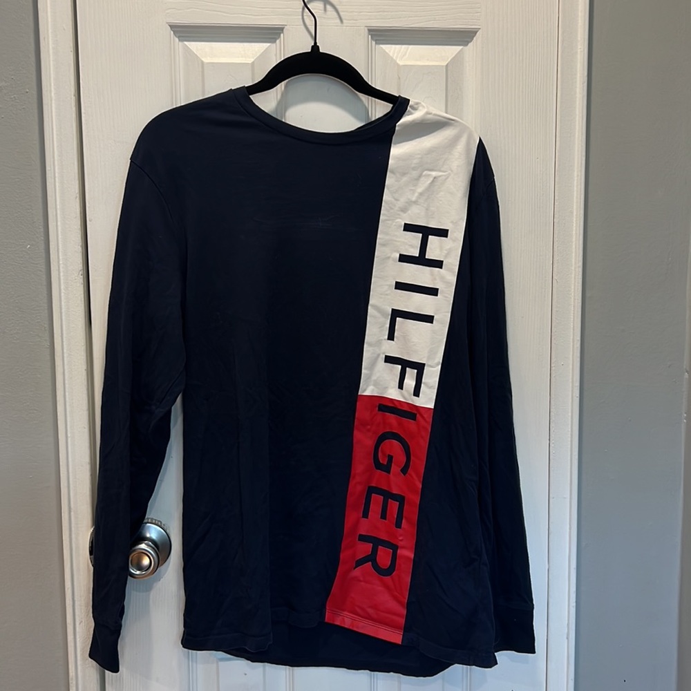 Mens Tommy Hilfiger Long Sleeve Cotton crew